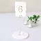 6 Packs: 12 ct. (72 total) Clear Table Number Stands by Celebrate It™
